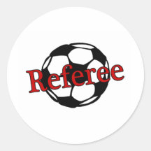 Soccer Referee Sticker