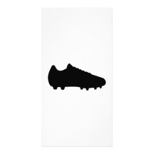 Soccer shoe photo card
