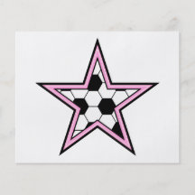 soccer star pink full colour flyer