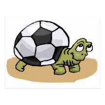 Soccer Turtle Postcards