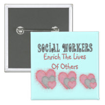Social Worker Gifts "Enrich The Lives of Others" Pins