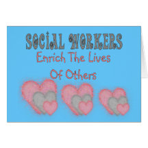 Social Worker Gifts "Enrich The Lives of Others" Cards