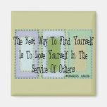 Social Worker (Mahandas Gandhi Quote) Magnets