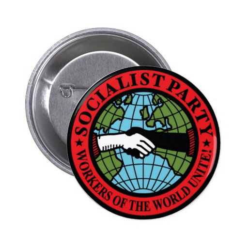 SOCIALIST PARTY USA PINBACK BUTTON