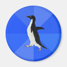 Socially-Awkward-Penguin-Meme Fridge Magnet
