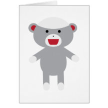 Sock Monkey Card