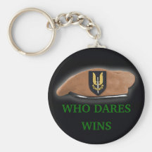 socom special air service sas flash beret Keychain