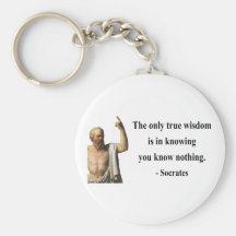 Socrates Quote 3b Key Chain