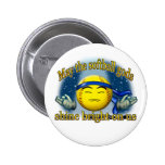 Softball gods pinback button