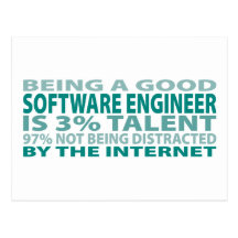 Software Engineer 3% Talent Post Cards