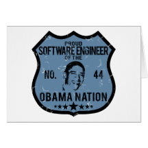 Software Engineer Obama Nation Card