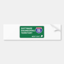 Software Engineering Next Exit Bumper Stickers