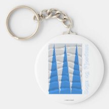 Sogn og Fjordane waving flag with name Keychain