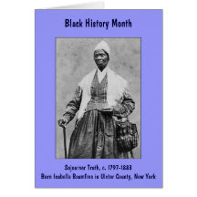 Sojourner Truth ~ Black History Month Card (large)