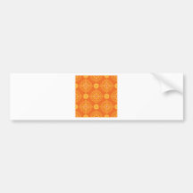 Solar Damask Bumper Sticker