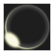 Solar Eclipse Canvas Print