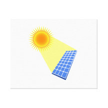 Solar Energy Stretched Canvas Prints