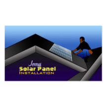 Solar Panel Installation Business Cards