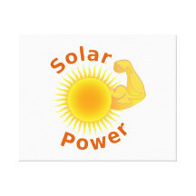 Solar Power Stretched Canvas Prints