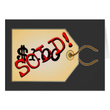 Sold Note Card
