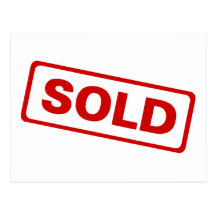 Sold Sign Post Card