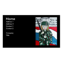 Soldier Girl Business Card