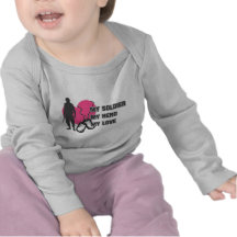 Soldier Pink Heart Shirts