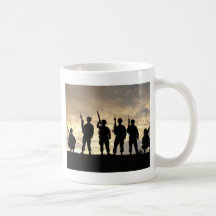 Soldier Silhouettes Mug