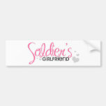 Soldier's Girlfriend (Pink) Bumper Sticker