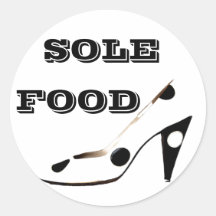 "Sole Food" shoe fanatic stickers