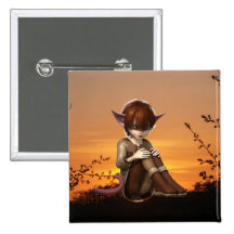 Solemn Satyr  Button