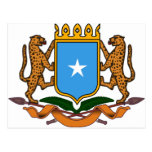 Somalia coat of arms postcards