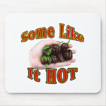 Some Like It Hot Chocolate Habanero Pepper Pile Mousepad