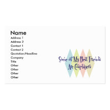 Some of My Best Friends Are Cosplayers Business Card Templates