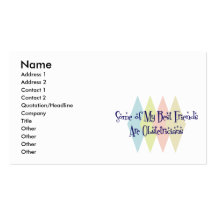 Some of My Best Friends Are Obstetricians Business Card Template