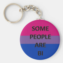 Some People Are Bi Key Chain