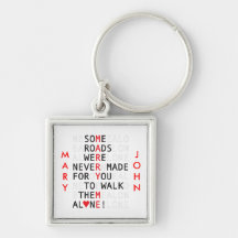 Some Roads Key Chain