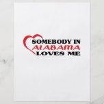 Somebody in Alabama Loves Me shirts Custom Flyer