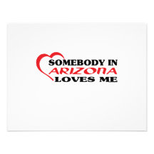 Somebody in Arizona Loves Me shirts Personalized Announcement