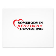 Somebody in Kentucky Loves Me shirts Custom Invite