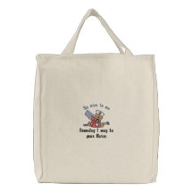 Someday Nurse Embroidered Bag