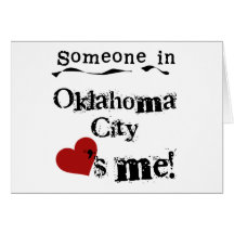 Someone in Oklahoma City Greeting Card