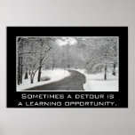 Sometimes a detour is a learning opportunity (S) Posters