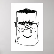 Son I am Disappoint Comic Face Poster