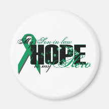 Son-in-law My Hero - Kidney Cancer Hope Refrigerator Magnet