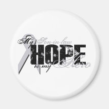 Son-in-law My Hero - Lung Hope Refrigerator Magnets