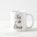 Son of Groom Classy Browns Coffee Mugs