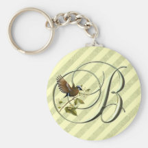 Songbird Initial B Key Chains