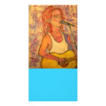 songstress personalized photo card