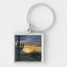 Sonoran Sunrise Keychain